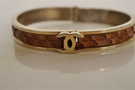 bracelet vintage chanel|authentic Chanel bracelet.